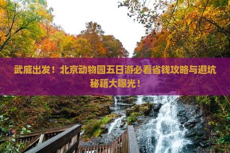 武威到北京动物园五日游