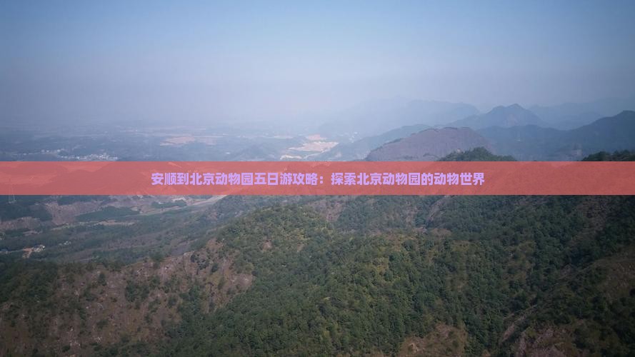 安顺到北京动物园五日游