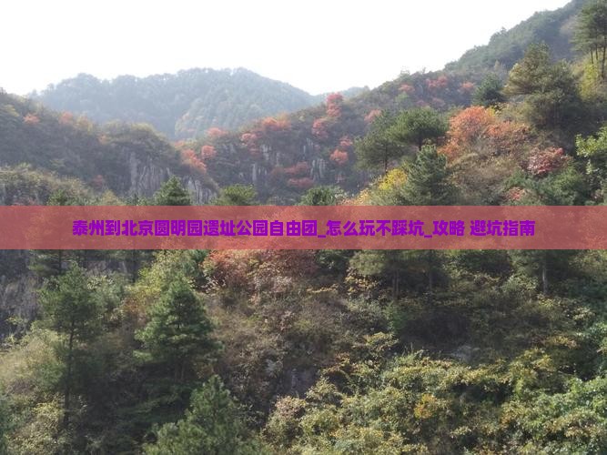 泰州到北京圆明园遗址公园自由团