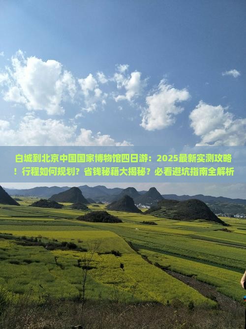 白城到北京中国国家博物馆四日游