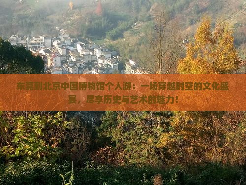 东莞到北京中国国家博物馆个人游
