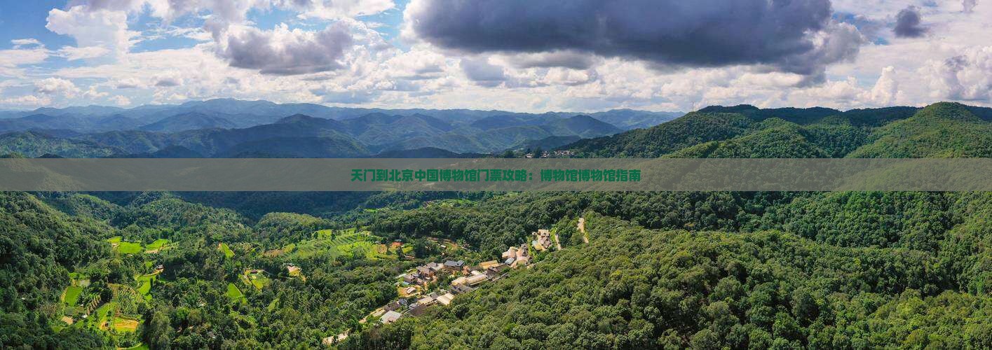 天门到北京中国国家博物馆门票