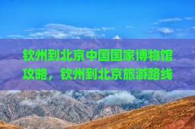 钦州到北京中国国家博物馆攻略