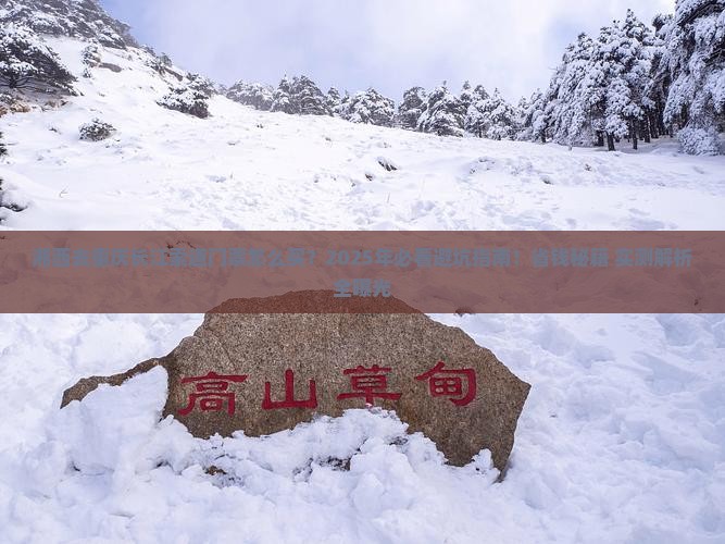 湘西去重庆长江索道门票