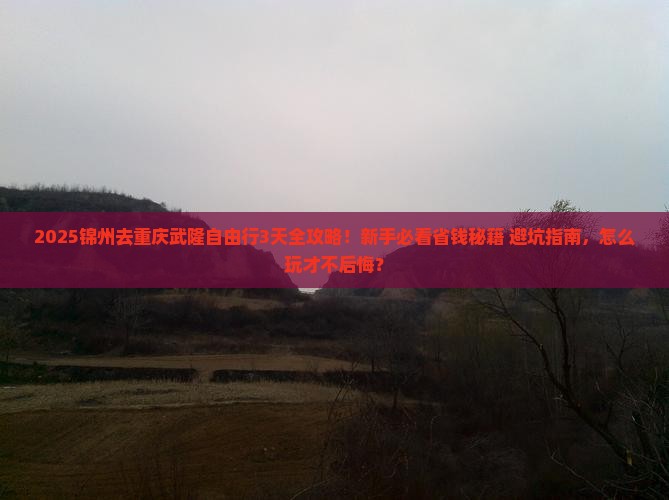 锦州去重庆武隆攻略