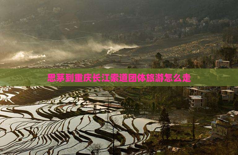 思茅到重庆长江索道团体旅游