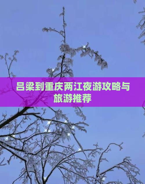 吕梁到重庆两江夜游旅行社
