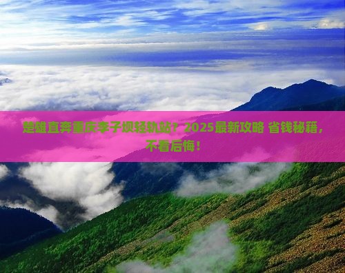 楚雄到重庆李子坝轻轨站自由行