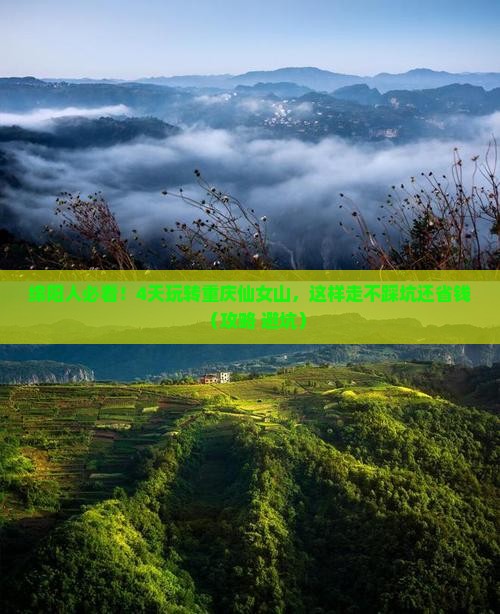 绵阳去重庆仙女山四日游