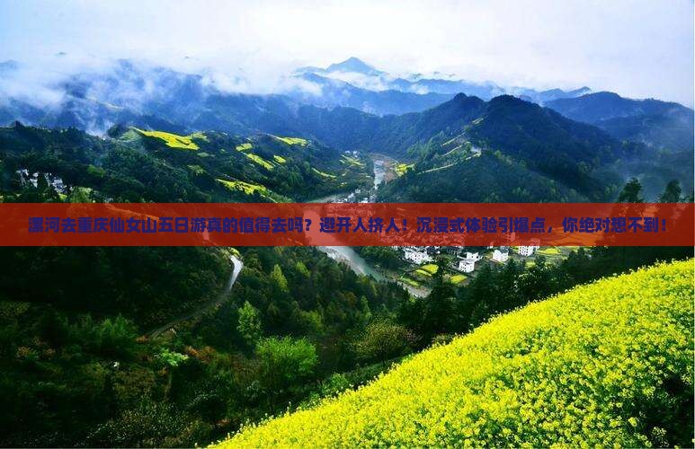 漯河去重庆仙女山五日游