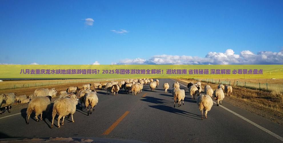 八月到重庆龙水峡地缝团体旅游
