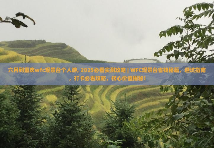 六月到重庆wfc观景台个人游 六月到重庆wfc观景台个人游