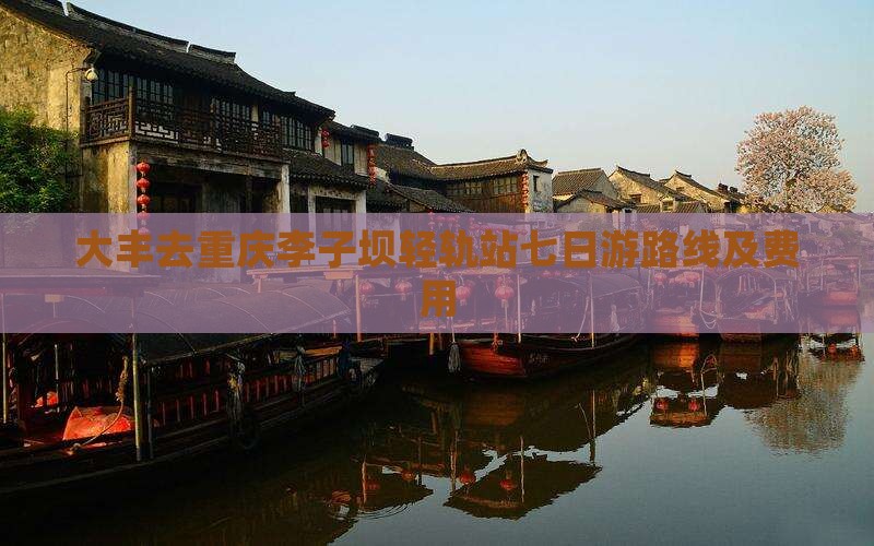 大丰去重庆李子坝轻轨站七日游