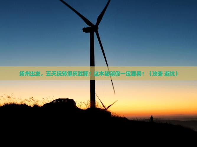 扬州到重庆武隆五日游