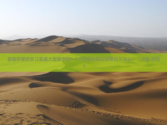 宜春到重庆长江索道大型旅游团