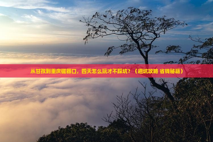 甘孜到重庆磁器口四日游