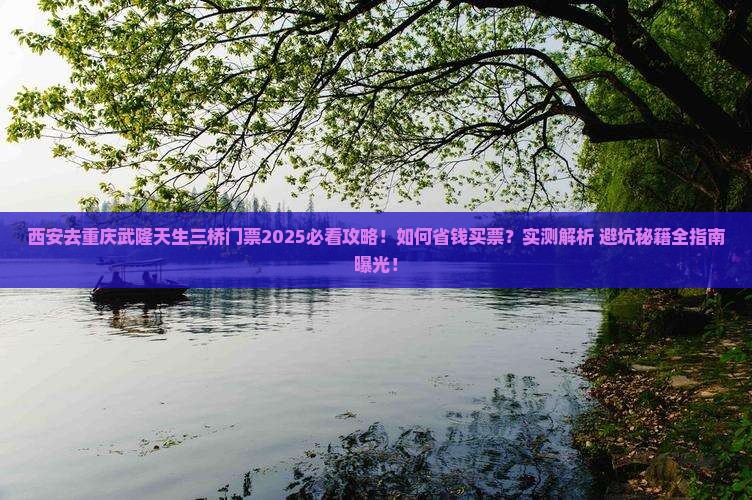 西安去重庆武隆天生三桥门票