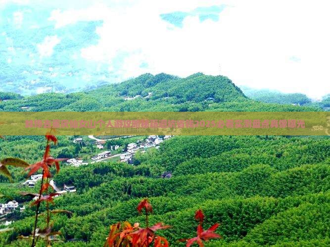 蚌埠去重庆仙女山个人游
