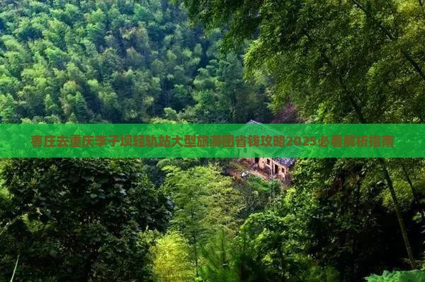 枣庄去重庆李子坝轻轨站大型旅游团