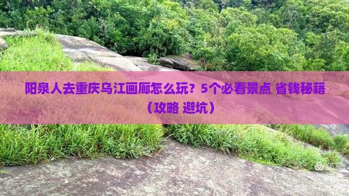 阳泉去重庆乌江画廊旅行社