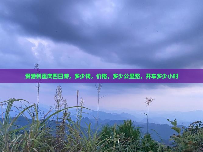 贵港到重庆四日游