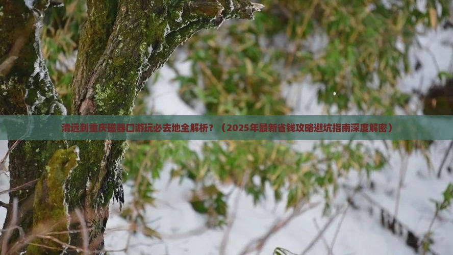 清远到重庆磁器口必去地