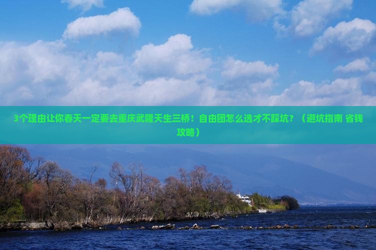 春天去重庆武隆天生三桥自由团