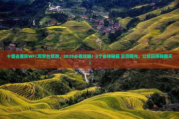 十堰去重庆wfc观景台旅游