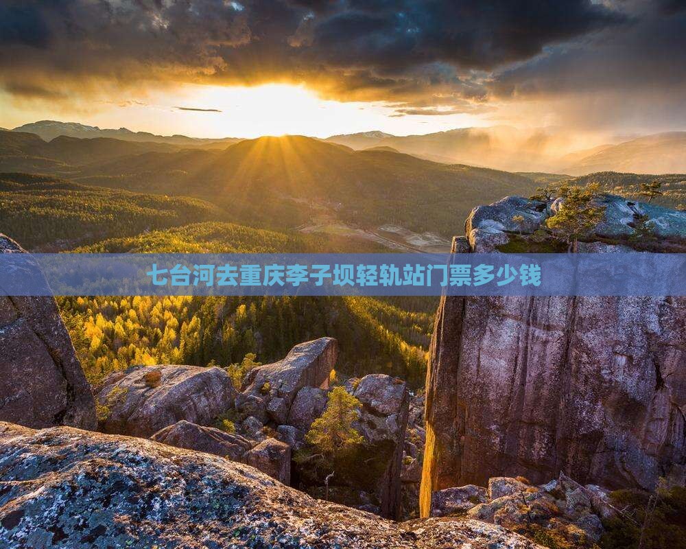七台河去重庆李子坝轻轨站门票