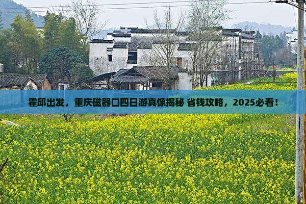 霍邱去重庆磁器口四日游
