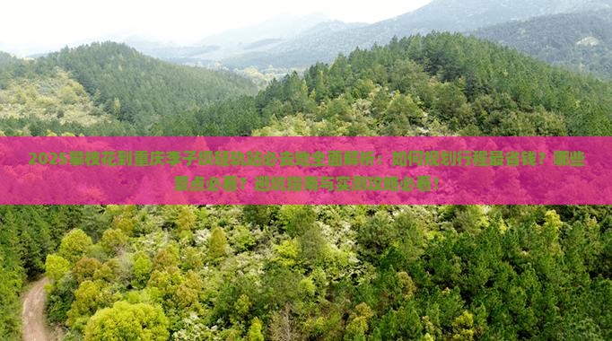 攀枝花到重庆李子坝轻轨站必去地