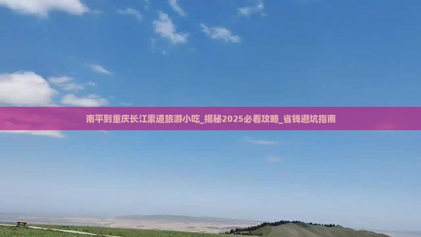 南平到重庆长江索道旅游小吃