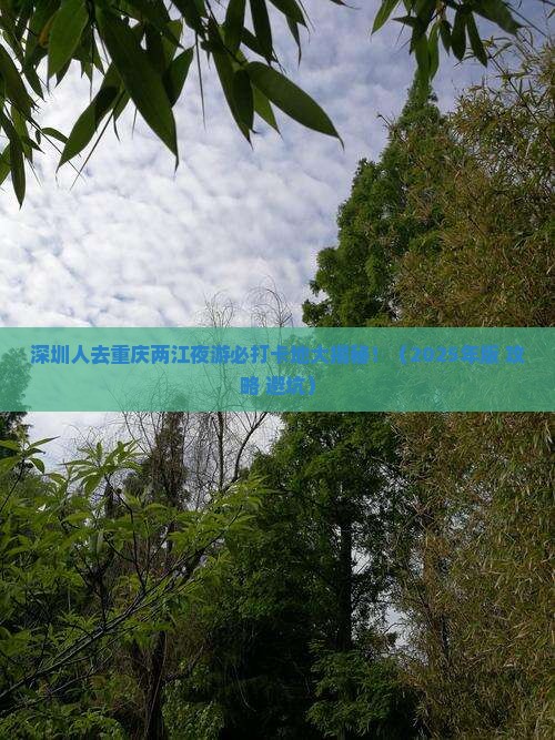 深圳去重庆两江夜游必去地