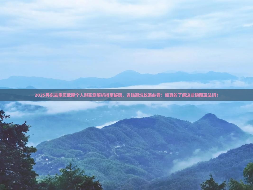 丹东去重庆武隆个人游