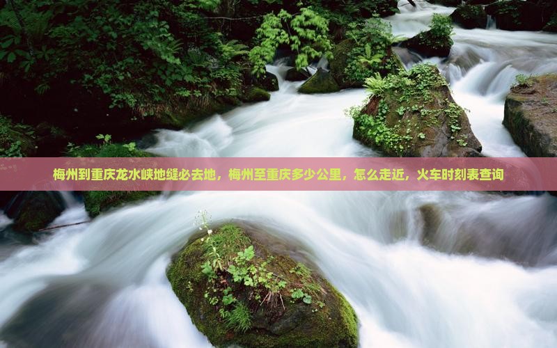 梅州到重庆龙水峡地缝必去地