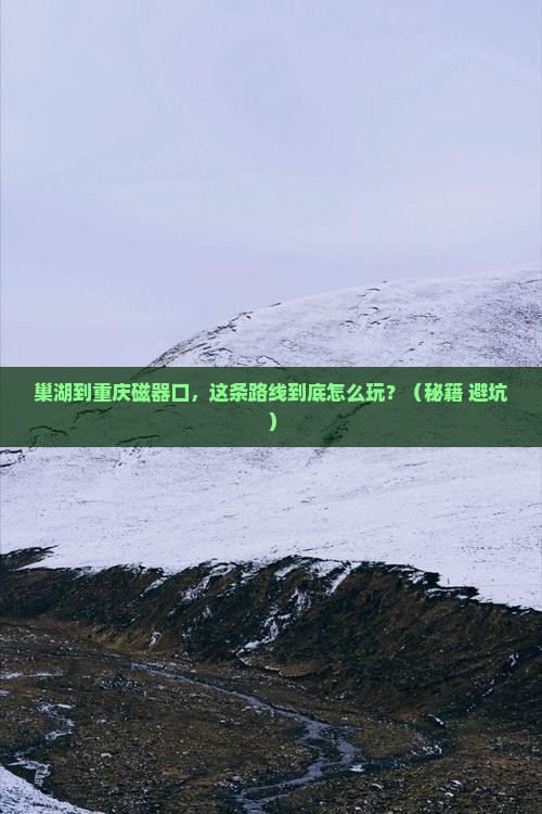 巢湖到重庆磁器口旅行社