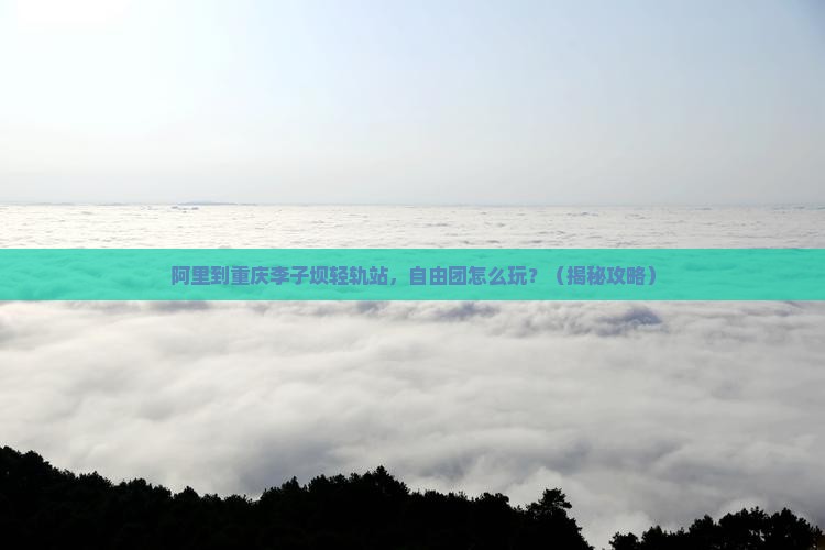 阿里到重庆李子坝轻轨站自由团