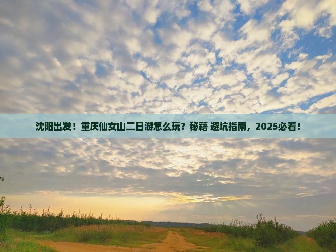 沈阳到重庆仙女山二日游