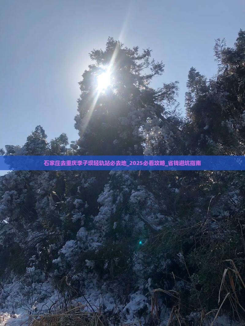 石家庄去重庆李子坝轻轨站必去地