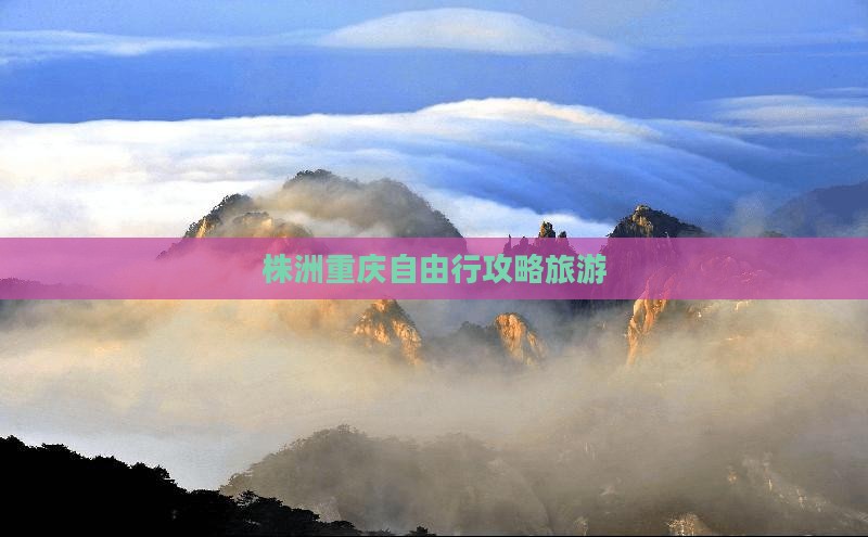 株洲到重庆自由团