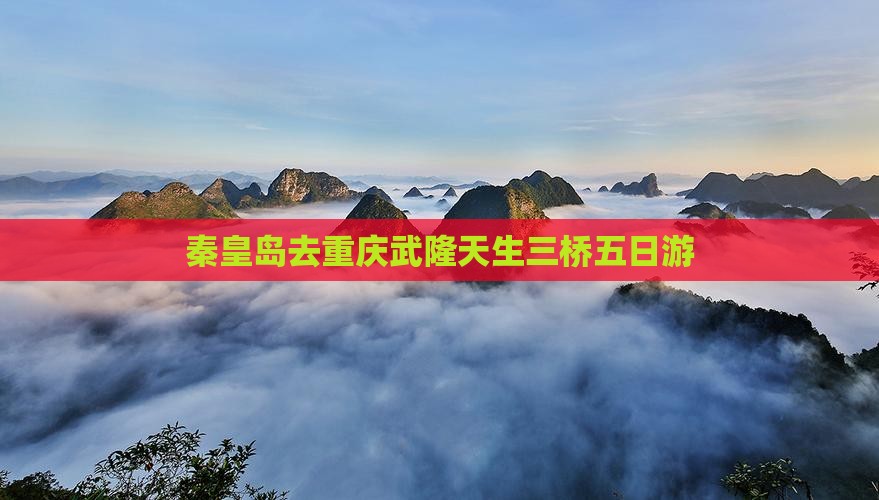 秦皇岛去重庆武隆天生三桥五日游