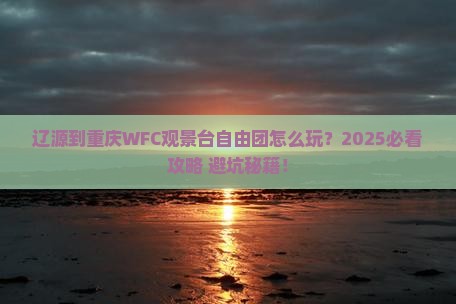 辽源到重庆wfc观景台自由团