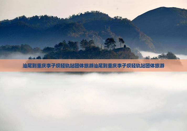 汕尾到重庆李子坝轻轨站团体旅游