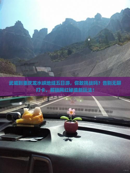 武威到重庆龙水峡地缝五日游