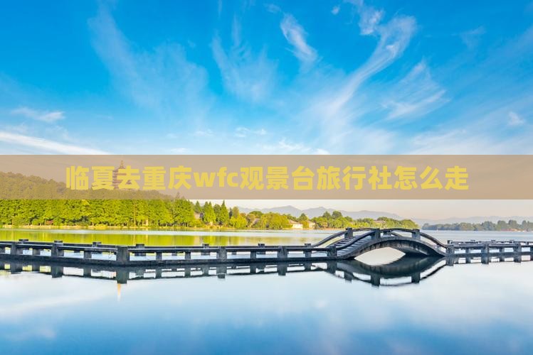 临夏去重庆wfc观景台旅行社