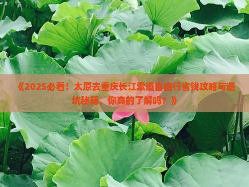 太原去重庆长江索道自由团