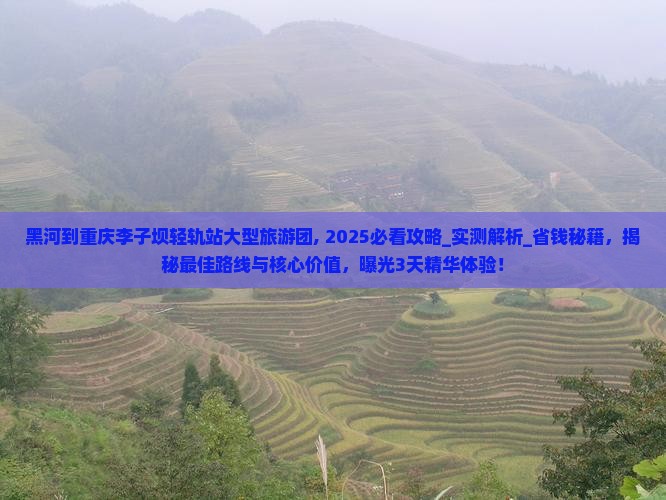 黑河到重庆李子坝轻轨站大型旅游团