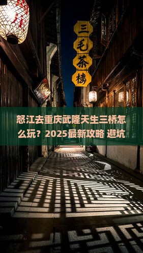怒江去重庆武隆天生三桥四日游