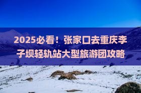 张家口去重庆李子坝轻轨站大型旅游团