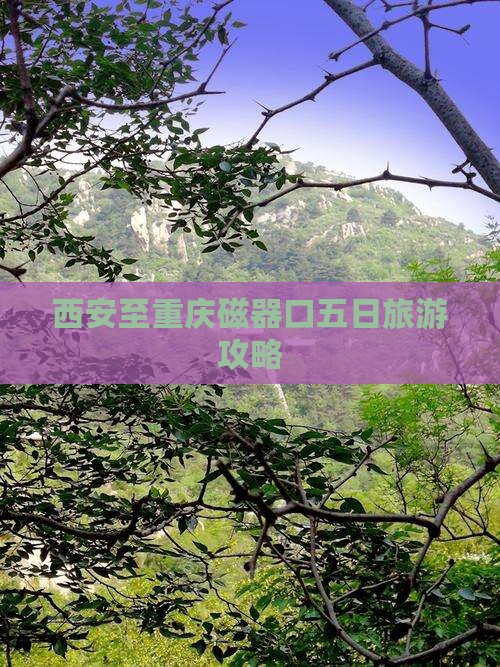 西安去重庆磁器口五日游 西安去重庆磁器口五日游